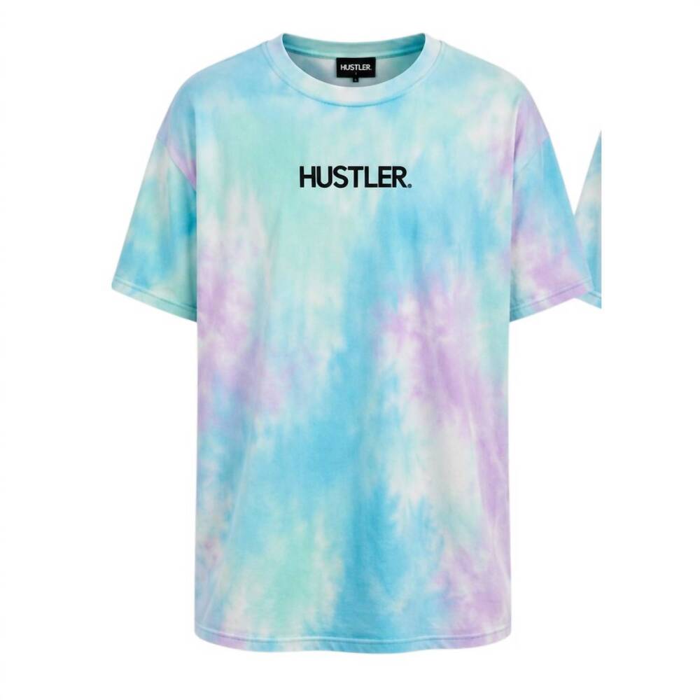 NEW HUSTLER men's tye dye shirt
